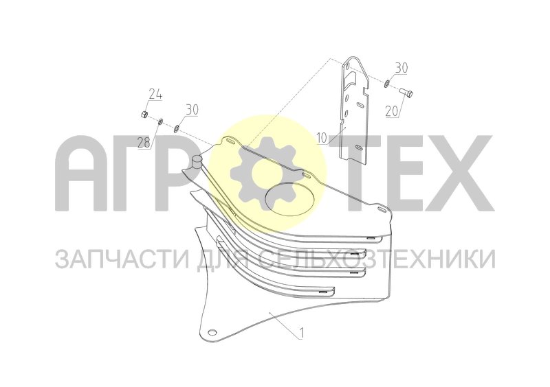 Чертеж Стенка (ЖР-750.04.400-01)